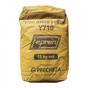 Пигмент жёлтый железоокисный Precheza Y-710 сухой Чехия 15 кг ПИГМ-46 фото