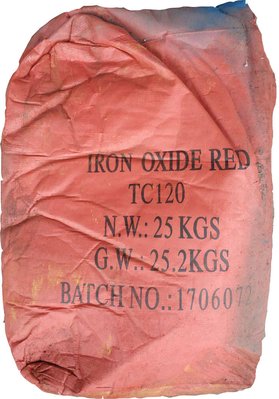 Пигмент светло-красный железоокисный Tongchem TC120 сухой Китай 25 кг ПИГМ-9 фото