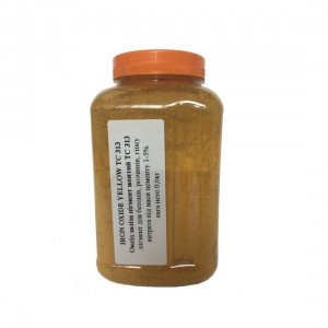 Пигмент жёлтый железоокисный Precheza Y-710 Чехия сухой 0.4 кг ПИГМ-49 фото